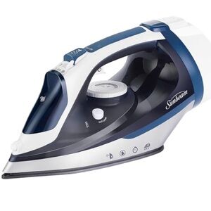 Sunbeam Navy and White Steam Iron
